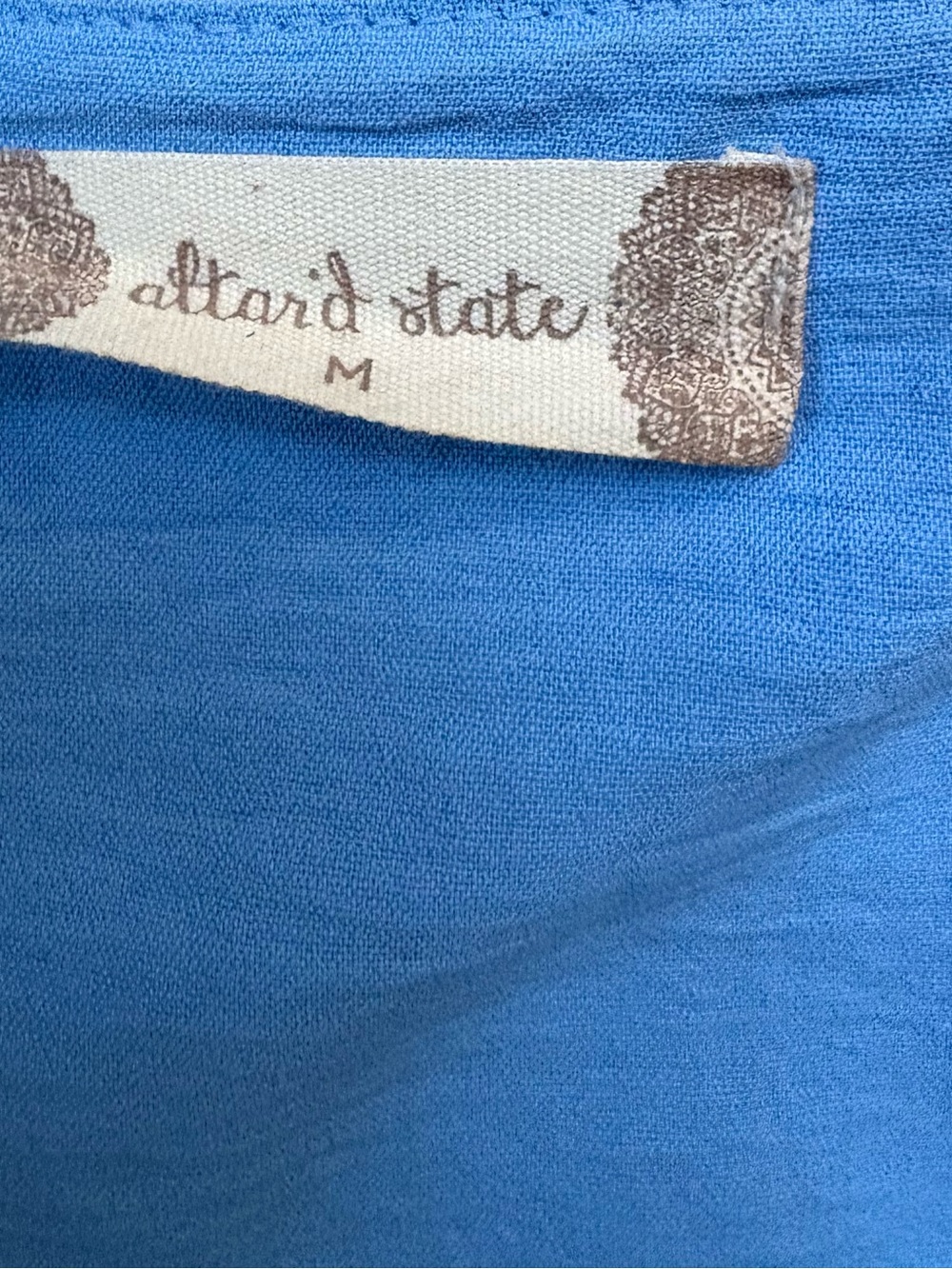 Blue Ruffle Altar’d State Dress - Picture 3 of 3